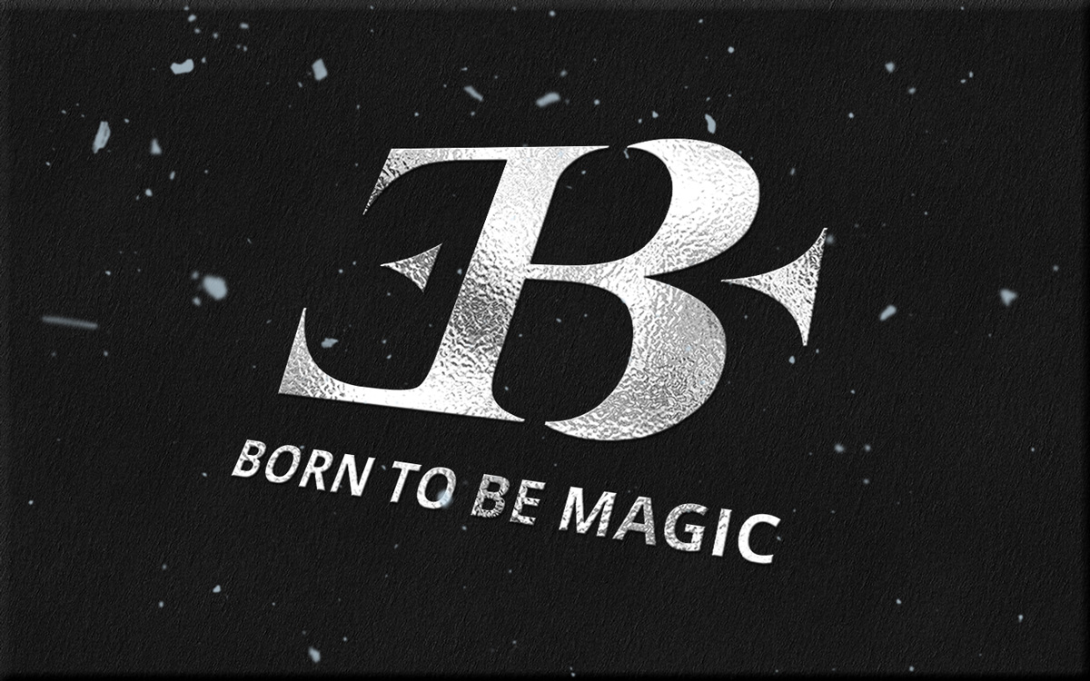 Logo Eric Borner Magicien "Born to be Magic"